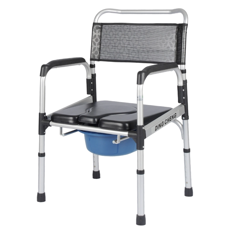 Adjustable Waterproof Commode Chair
