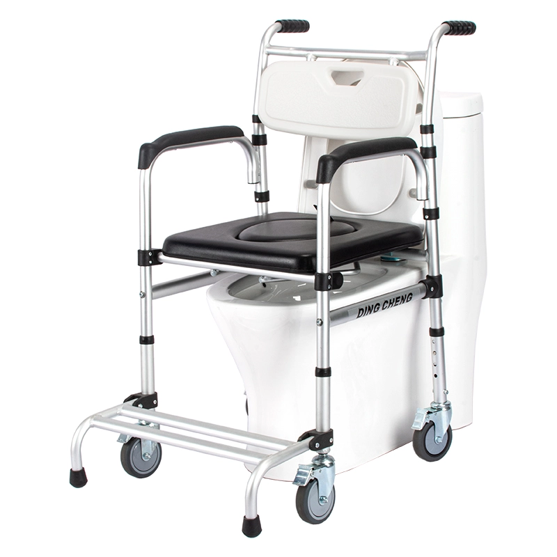 Elderly Commode Chair Mobile Toilet Stool