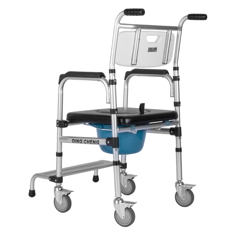 Elderly Commode Chair Mobile Toilet Stool