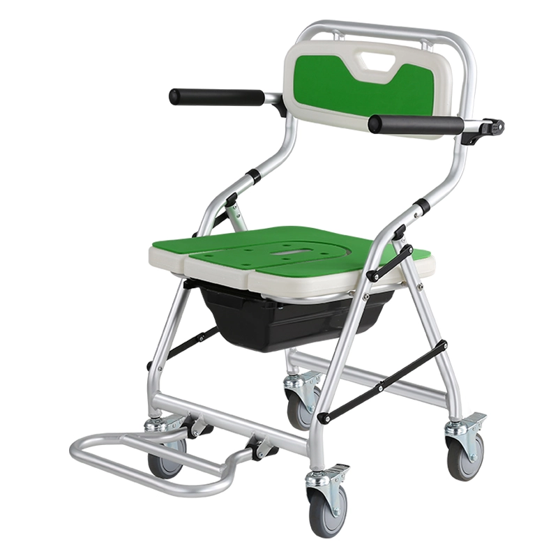 Foldable Toilet Shower Commode Chair