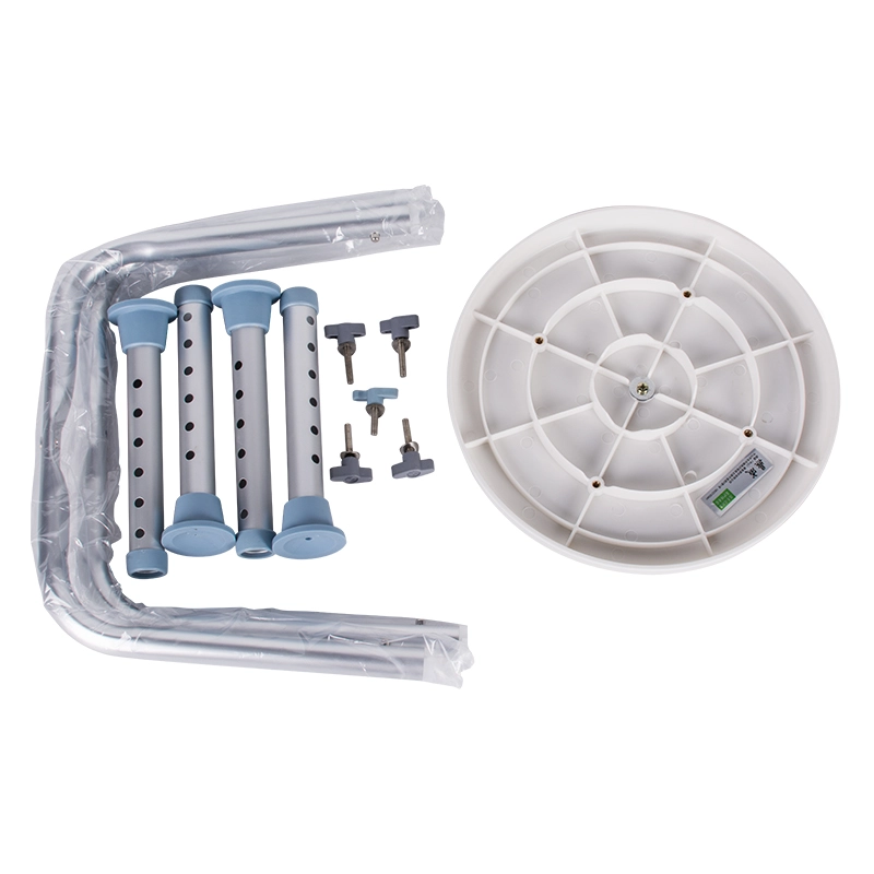 Free Assembly Adjustable Swivel Shower Chair