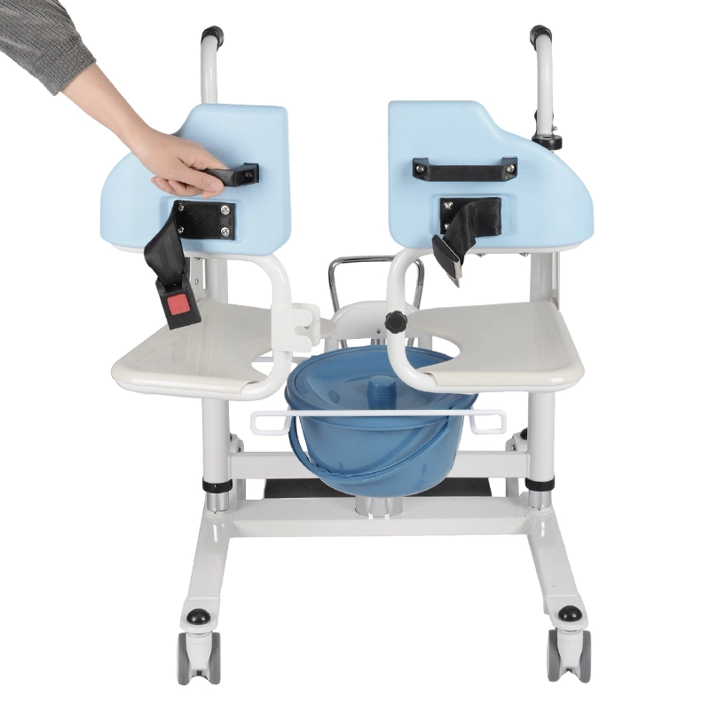 Lifting And Transfer Commode Shower Chair