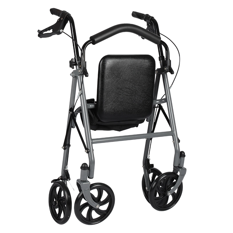 Outdoor Rollator Walker With Seat